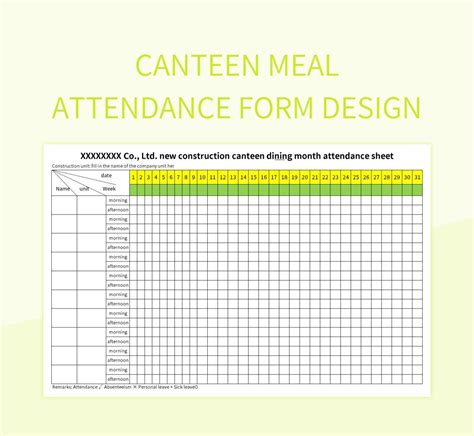 Jail Canteen Sheet