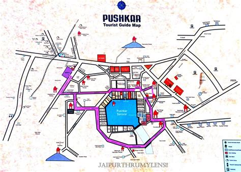 Jaipur pushkar map