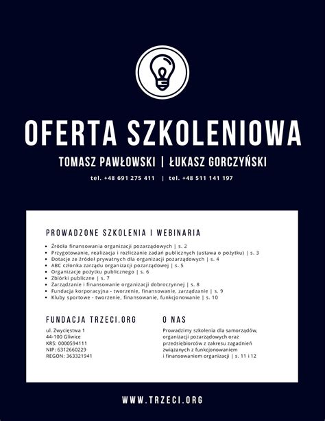 jak napisac oferte szkoleniowa