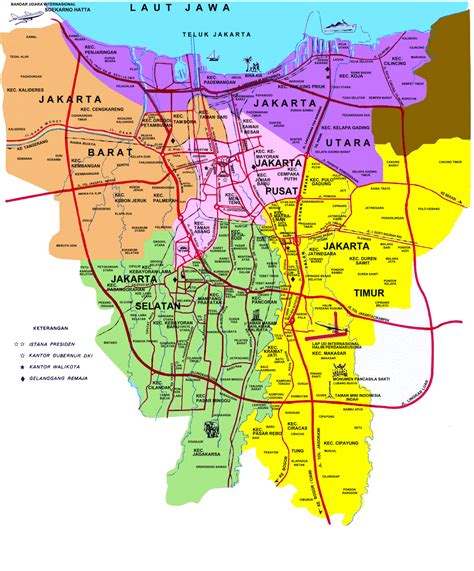 jakarta metro area w&c java indonesia
