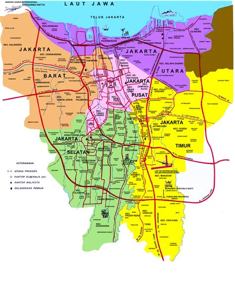 jakarta satu map