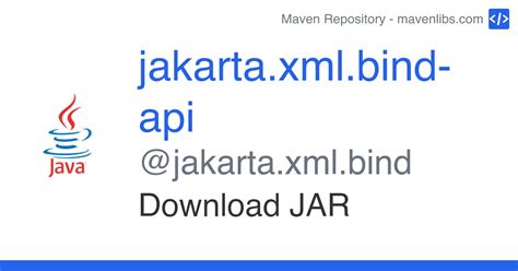 jakarta.xml.bind maven