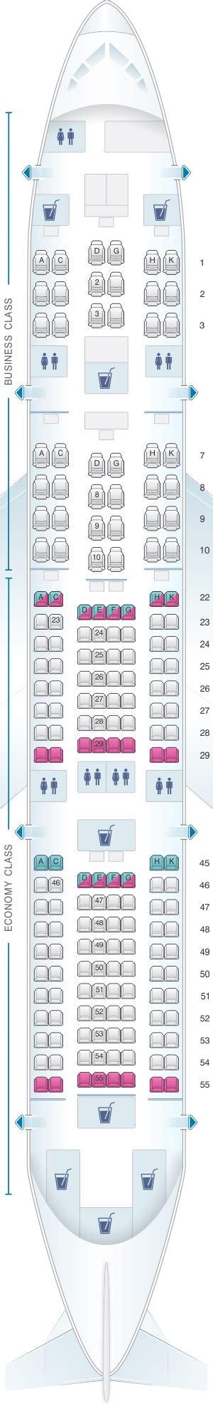 jal boeing 787-8 seat map