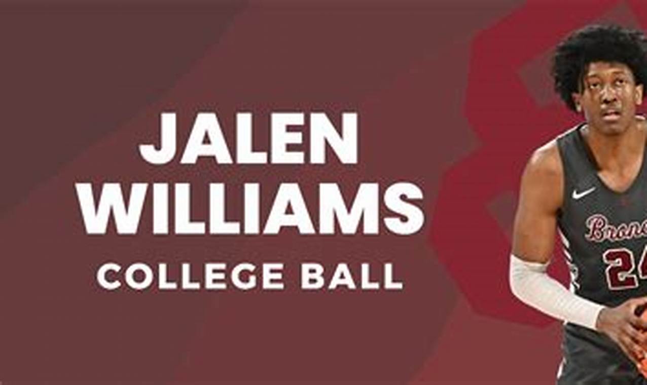 Tips for Applying to Jalen Williams College