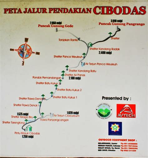 jalur gunung gede via cibodas