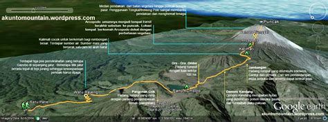 jalur pendakian gunung semeru