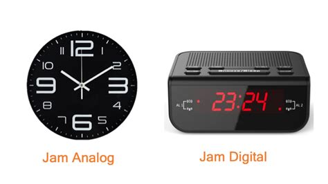 jam analog dan jam digital