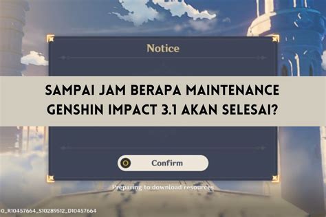 Jam Reset Genshin Impact