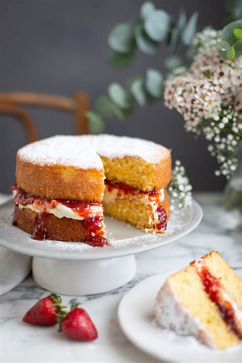 Jam Sponge Cake Recipe Easy