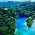 jamaica is a lush green island in the caribbean sea