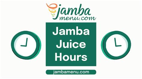 Jamba Juice Work Hours