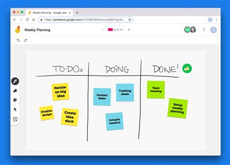 Jamboard Presentation Mode