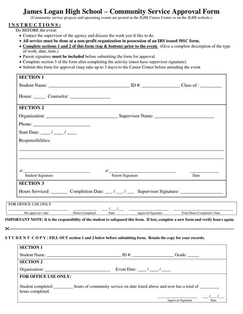Community Service Evaluation Form Download Fillable PDF Templateroller