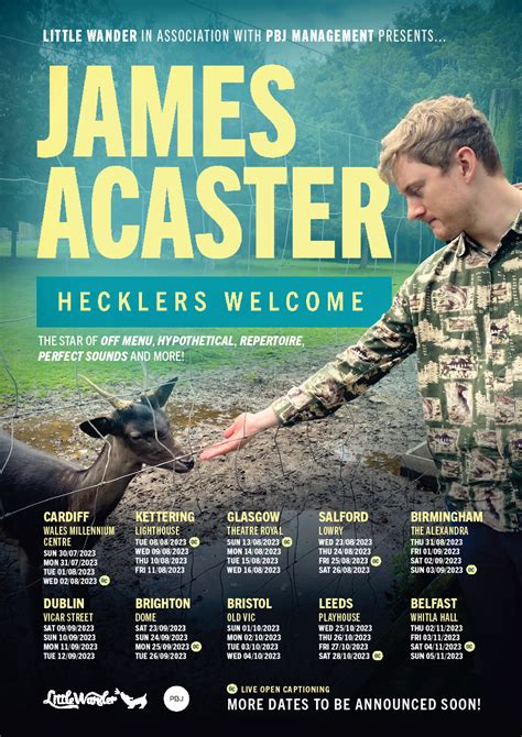 james acaster tour edinburgh