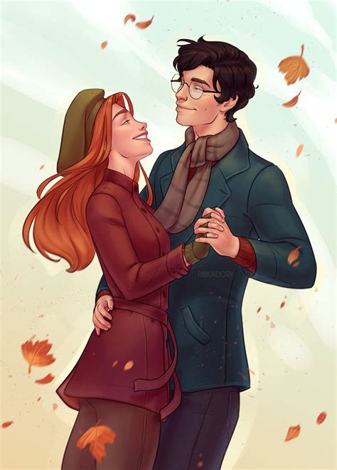 james and lily potter art