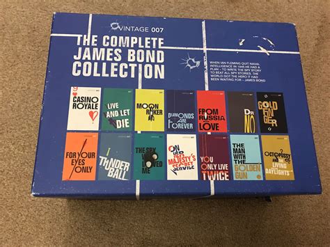 james bond books collection