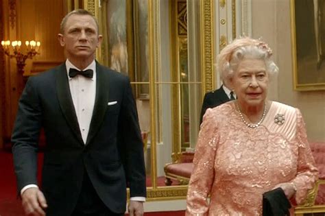 james bond with the queen scene