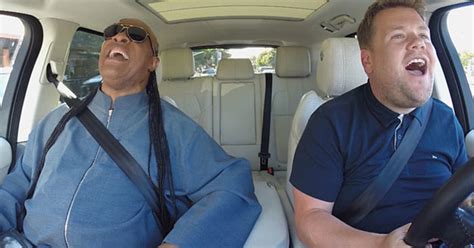 james corden stevie wonder carpool