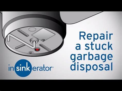 Jammed Garbage Disposal Insinkerator
