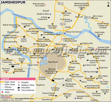 Jamshedpur Map