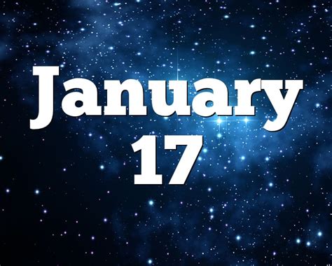 Jan 17th Horoscope