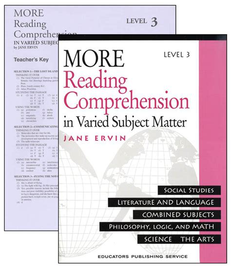 +15 Jane Ervin Reading Comprehension Latest