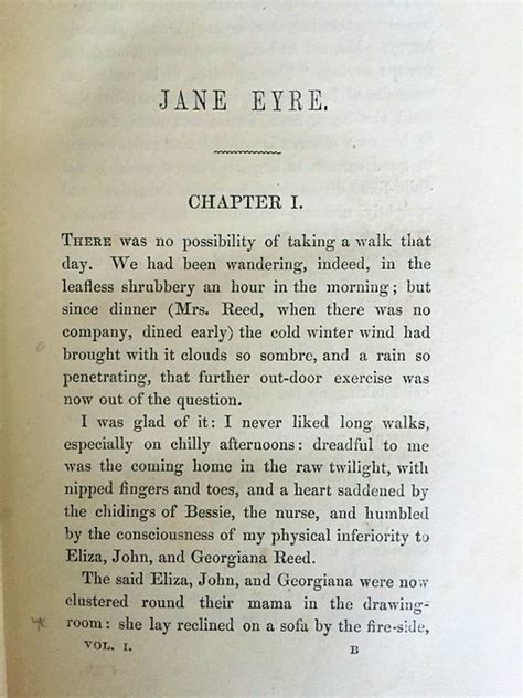 Jane Eyre Summary Chapter 1