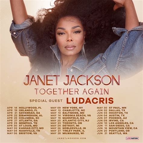 janet jackson tour dates