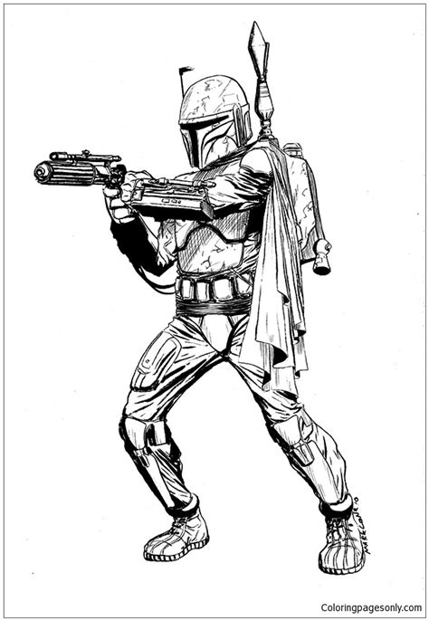 Jango Fett Coloring Pages: Let Your Imagination Run Wild