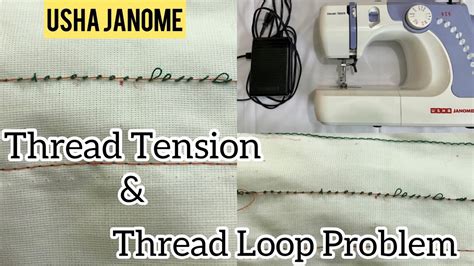 Janome Thread Tension Problem