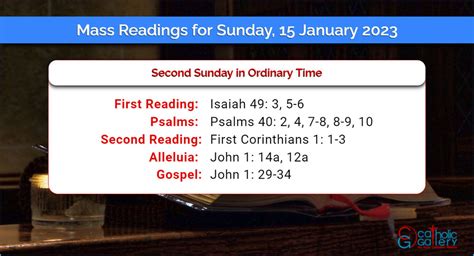 january 15 2023 tagalog mass readings