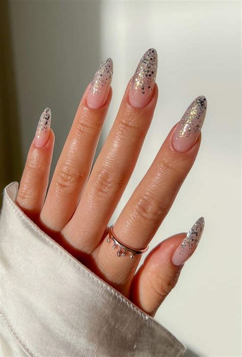 January Glitter Nails
