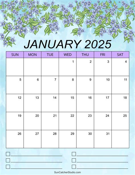 January 2025 Calendar