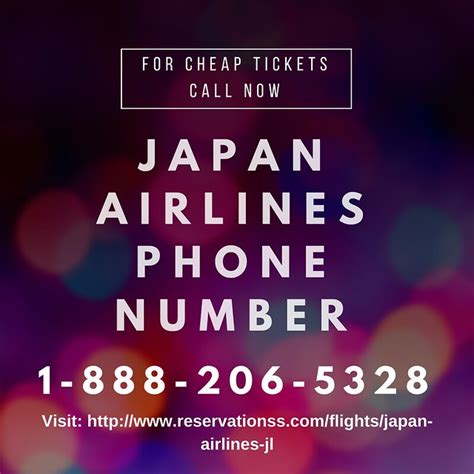 japan airlines phone number