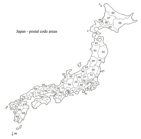 japan area code map