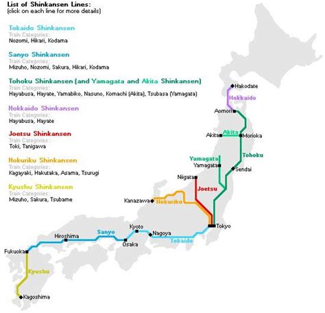 japan bullet train route map