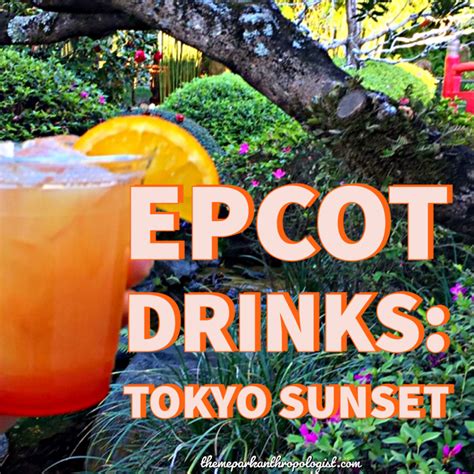 Japan Drinks Epcot