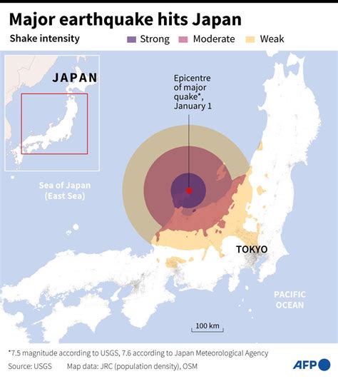 japan earthquake location 2024