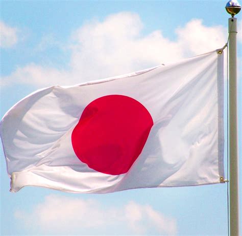 japan flag waving background for zoom
