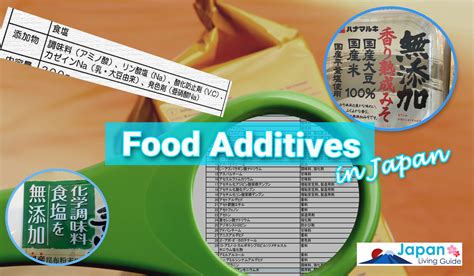 japan food additives list