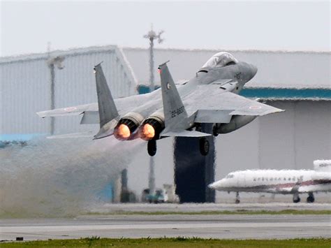 japan scrambles fighter jets