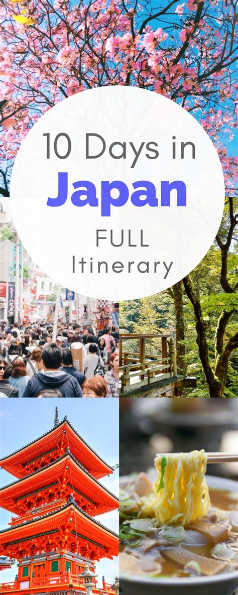 japan tour itinerary 10 days