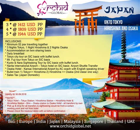 japan trip package malaysia