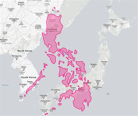 japan vs philippines size