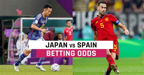japan vs spain betting odds