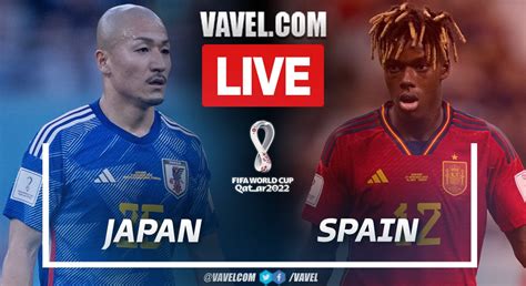 japan vs spain football live