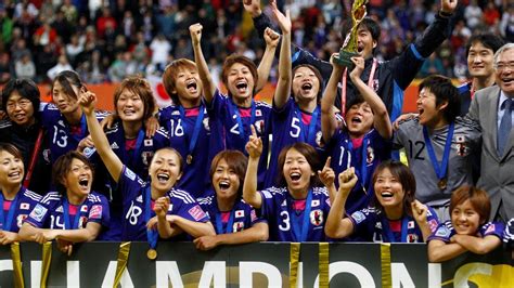 japan women's soccer world cup win