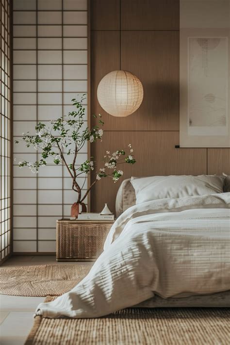 Japandi Bedroom with Zen-Like Serenity