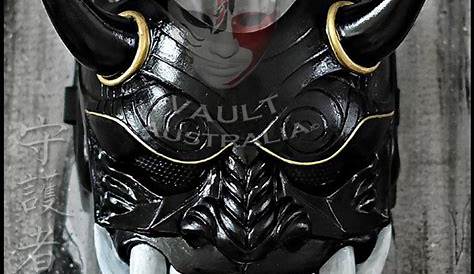 Dark Lord Oni Mask - Japanese Demon Facemask - Guardians Vault Australia