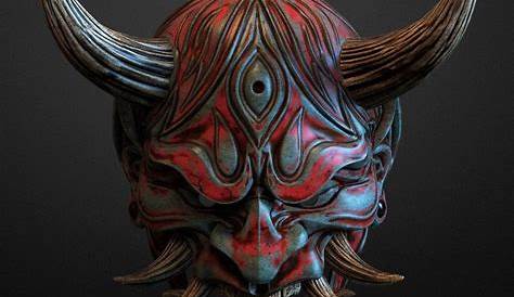 Japanese Hannya Mask Oni Demon Mask Samurai Mask 3D Print | Etsy Australia